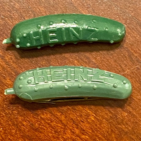 Heinz Jewelry Vintage Heinz Pickle Pin Set Of Two Poshmark